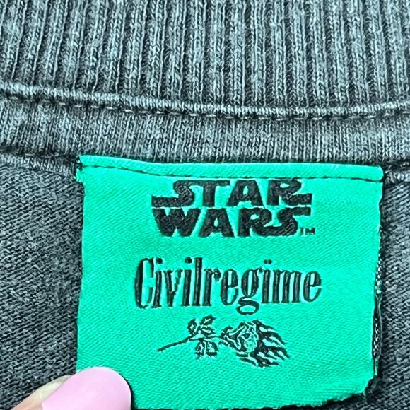 Star Wars x Civil Regime Concrete Purple Crystal 199X Oversized Tee Vintage - Picture 7 of 7